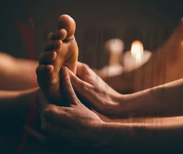 آموزش ماساژ و معرفی نقاط کف پا برای دیسک کمر