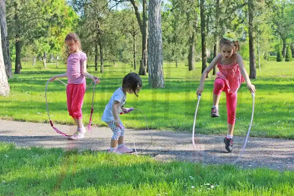طناب زدن ساده برای کودکان