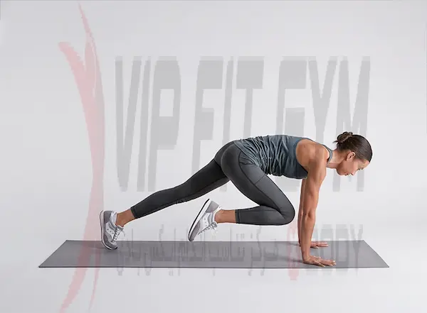 مانتین کلایمر از حرکات هوازی شکم