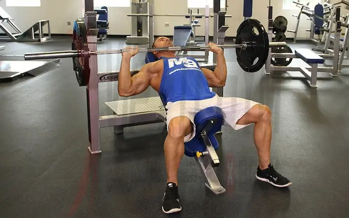 پرس بالا سینه هالتر برای لیفت سینه