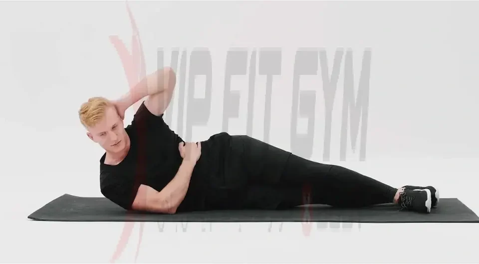 حرکت کرانچ پهلو خوابیده