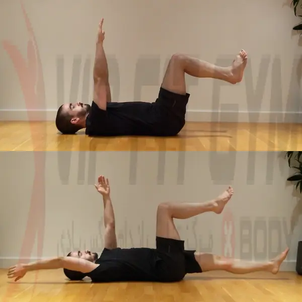 ددباگ از حرکات شکمی با وزن بدن