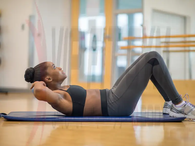 درازنشست یا کرانچ کامل - حرکت ممنوعه گودی کمر