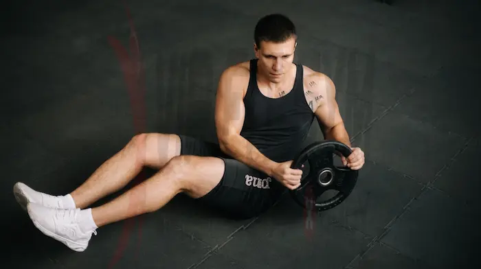 روسیَن تویست با وزنه حرکات شکمی