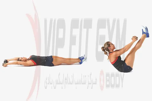 وی آپ از حرکات شکم با وزن بدن