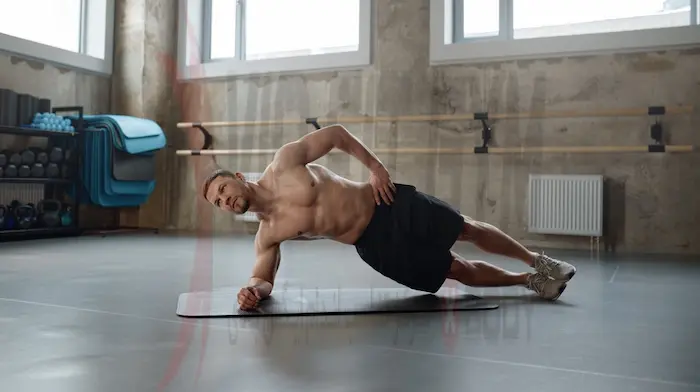 پلانک جانبی حرکات شکمی