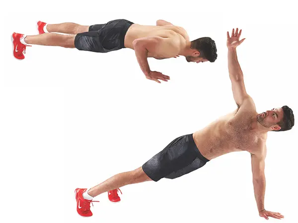 پوش آپ با چرخش فانکشنال برای شکم