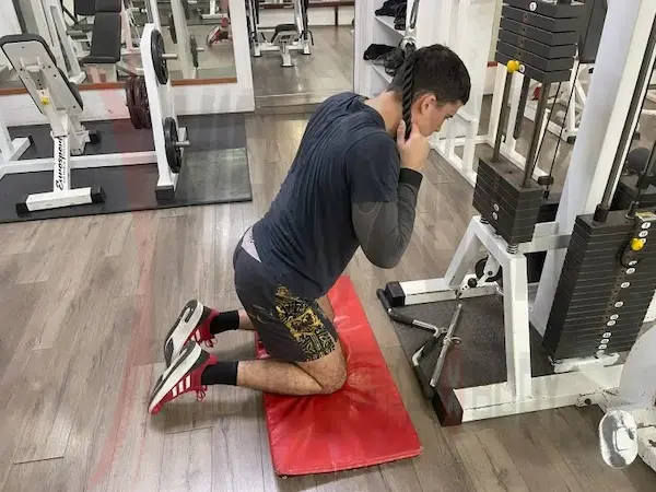 کرانچ سیم کش حرکات شکمی