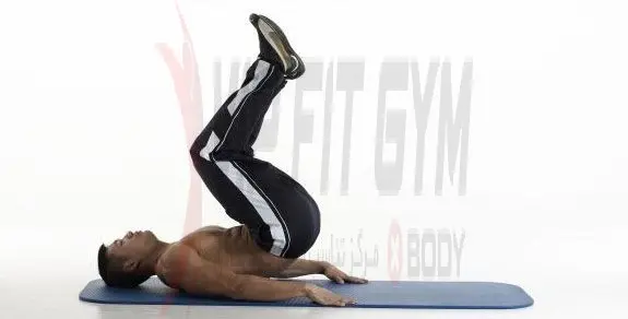 کرانچ معکوس برای شکم ساعت شنی