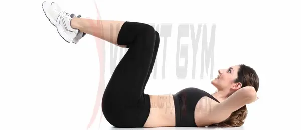 آموزش حرکت کرانچ پا ۹۰ درجه