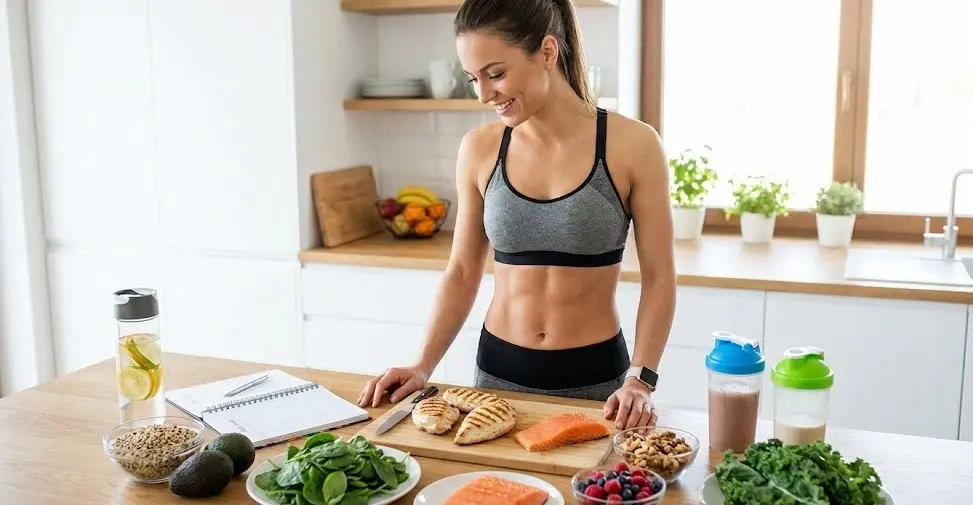 برنامه تغذیه ای برای داشتن سیکس پک دخترونه